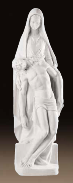 Florentine Pieta By Michelangelo Marble Statue
